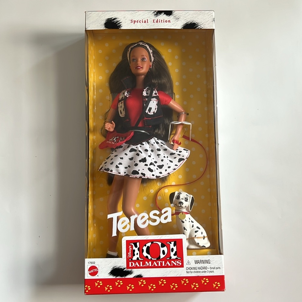 Vintage Teresa 101 Dalmatians Doll Mattel Special Edition 1998
